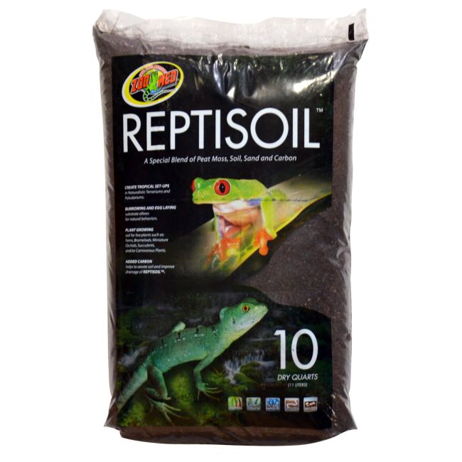 爬虫類・両生類のエサ PL10 F10 H20 S10 SM10 Zoo Med ReptiSoil - 10 qt | Big Al's