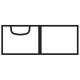 Aqueon Pre-Drilled Standard Aquarium - 1 Overflow - Black - 90 gal