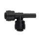 Plug In Run Tee Union Connector for Misting Systems - 1/4