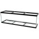 Aqueon Standard Aquarium - Black Frame - 125 gal - Black Silicone