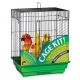 Prevue Hendryx Square Roof Bird Cage Kit - Black/Green - 18