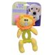 New Puppy Rubber Body Plush Toys with Squeakers