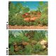 Underwater Treasures Water Grass/Grassy Blue Reversible Backgrounds