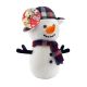 PetSport Holiday Snowman with Hat - Black