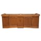 Seapora Monarch Cabinet Stand - Oak - 72