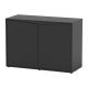 Aquatlantis Volga 180 Cabinet - Black Matte Finish - 40