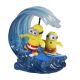 Penn Plax Minions Aquarium Ornament - Surfing