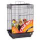 Prevue Hendryx Square Roof Bird Cage Kit - Black - 18