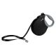 Alcott Adventure Retractable Leash - Black - XL