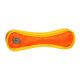 Tuffy Bone Dog Toy - Orange/Yellow