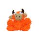 Tuffy Jr. Microfiber Ball - Bull - Orange