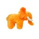 Tuffy Safari Elephant Dog Toy - Orange