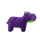 Tuffy Safari Hippo Dog Toy - Purple