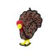 Tuffy Jr. Barnyard Turkey Dog Toy