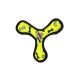 Tuffy Jr. Boomerang Dog Toy - Yellow