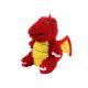 Tuffy Microfiber Ball - Dragon - Red