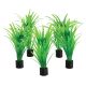 Underwater Treasures Mini Plant - Green Tall Grass - 3.25
