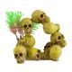 Underwater Treasures Glowing Ring O' Skulls - Medium