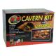 Zoo Med Cavern Kit with Excavator Clay Burrowing Substrate