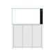 Cade S3 1200 Peninsula  Aquarium - 133g - White