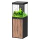Aquatlantis Tower 163 Aquarium & Stand - Black/Dark Oak