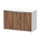 Aquatlantis Splendid Ultra 120W Stand - White/Dark Oak