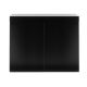 UNS Jet Black Aquarium Stand - 90U - 35x22