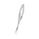 UNS Straight Spring Scissors - 17cm - Silver
