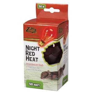 Zilla Incandescent Night Red Heat Bulb - 50 W