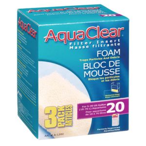 Hagen Foam Filter Insert for AquaClear 20/Mini - 3 pk