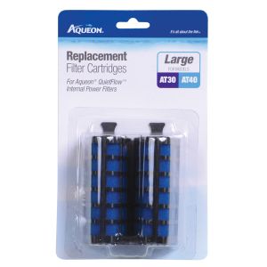 Aqueon Filter Cartridges for QuietFlow Internal Filters - Large - 2 pk