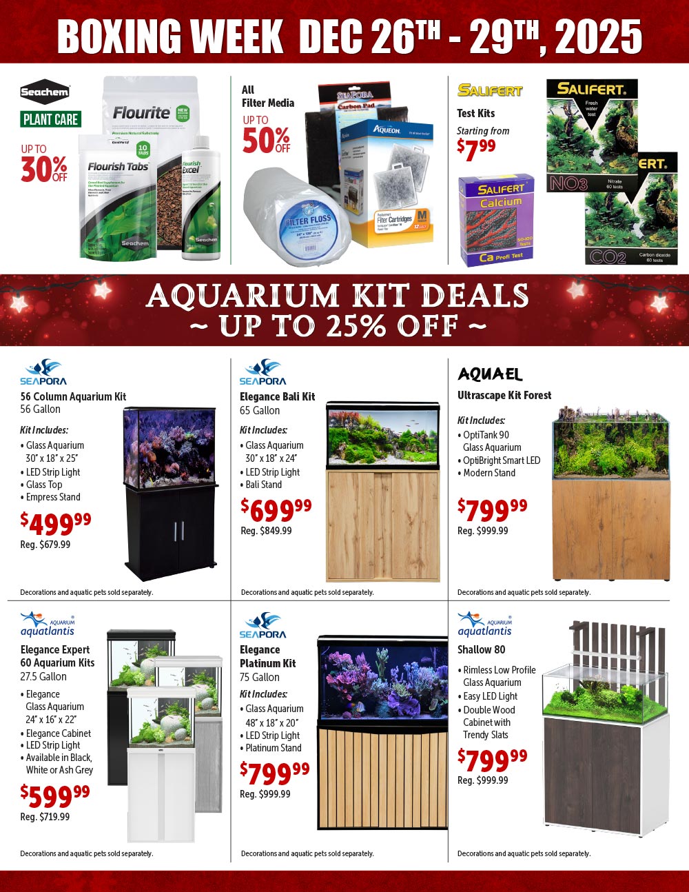 Boxing Week Sale — December 26–29, 2025