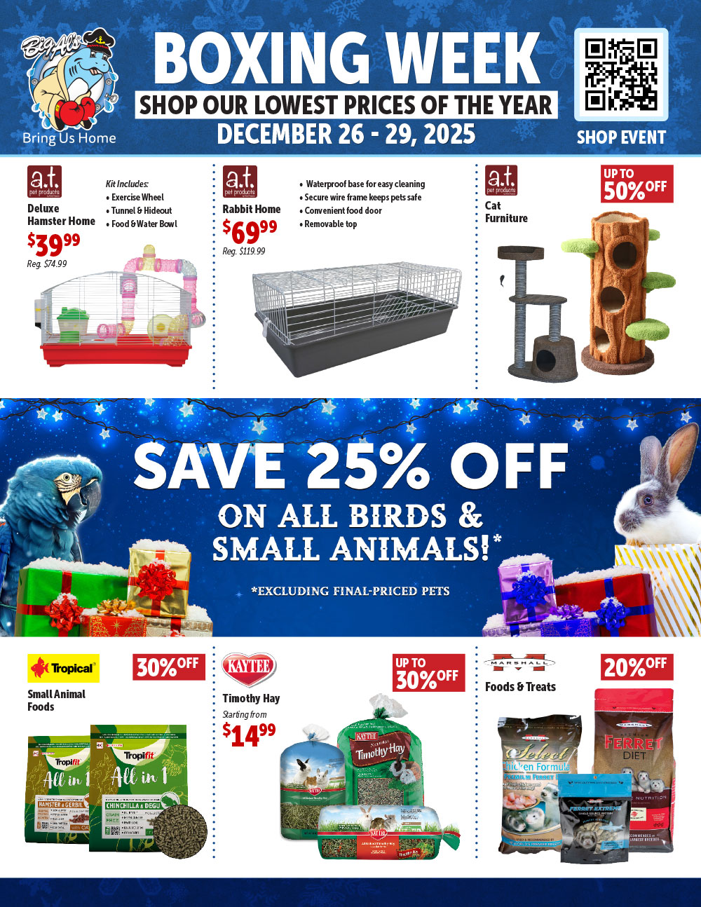 Boxing Week Pet Flyer